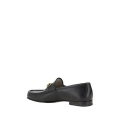 Mocassins de couro Gucci