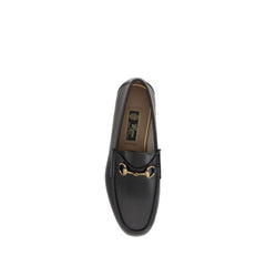 Mocassins de couro Gucci