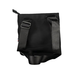Bolsa de ombro masculina Tommy Hilfiger preta de poliéster