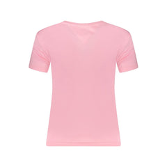 Tommy Hilfiger Tops e camiseta de algodão rosa