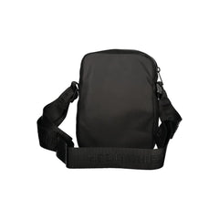 Bolsa de ombro masculina Tommy Hilfiger preta em poliéster reciclado