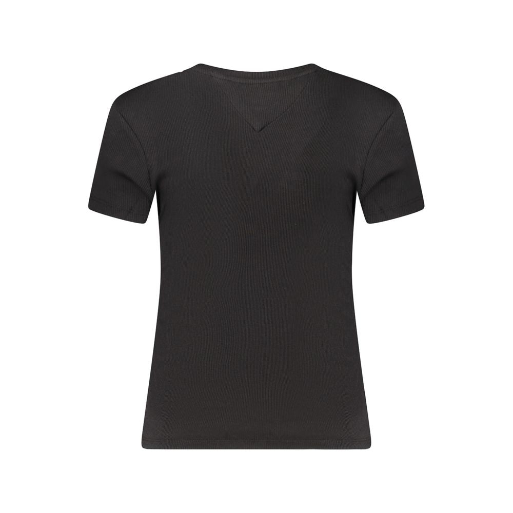 Tommy Hilfiger - Blusa e camiseta pretas de algodão