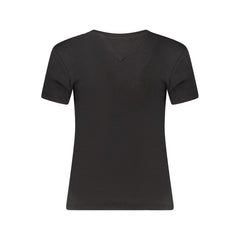Tommy Hilfiger - Blusa e camiseta pretas de algodão
