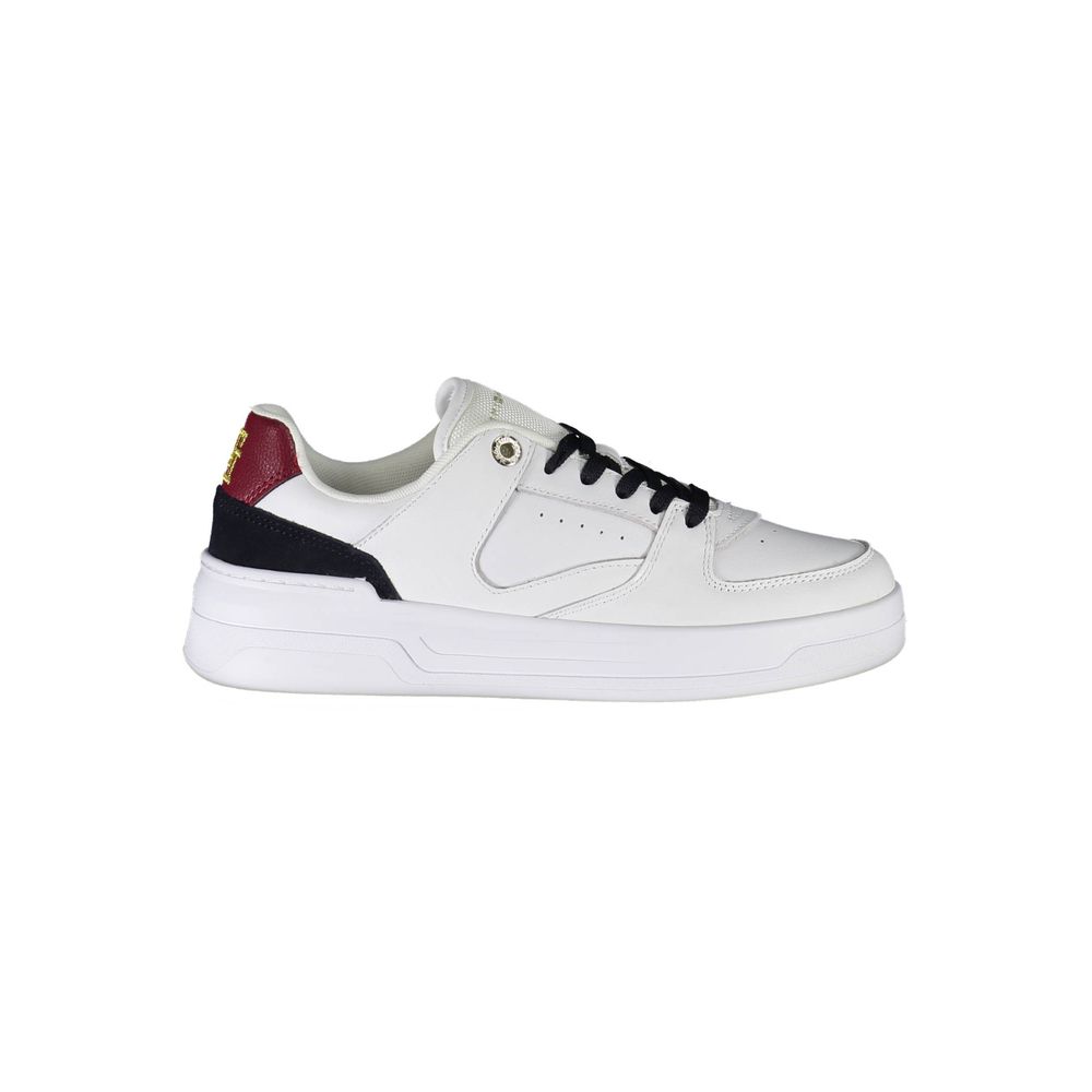 Tênis Tommy Hilfiger Branco de Couro Feminino