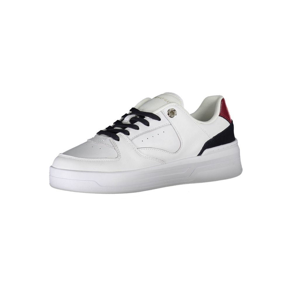 Tênis Tommy Hilfiger Branco de Couro Feminino