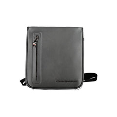 Bolsa de ombro Tommy Hilfiger preta de polietileno