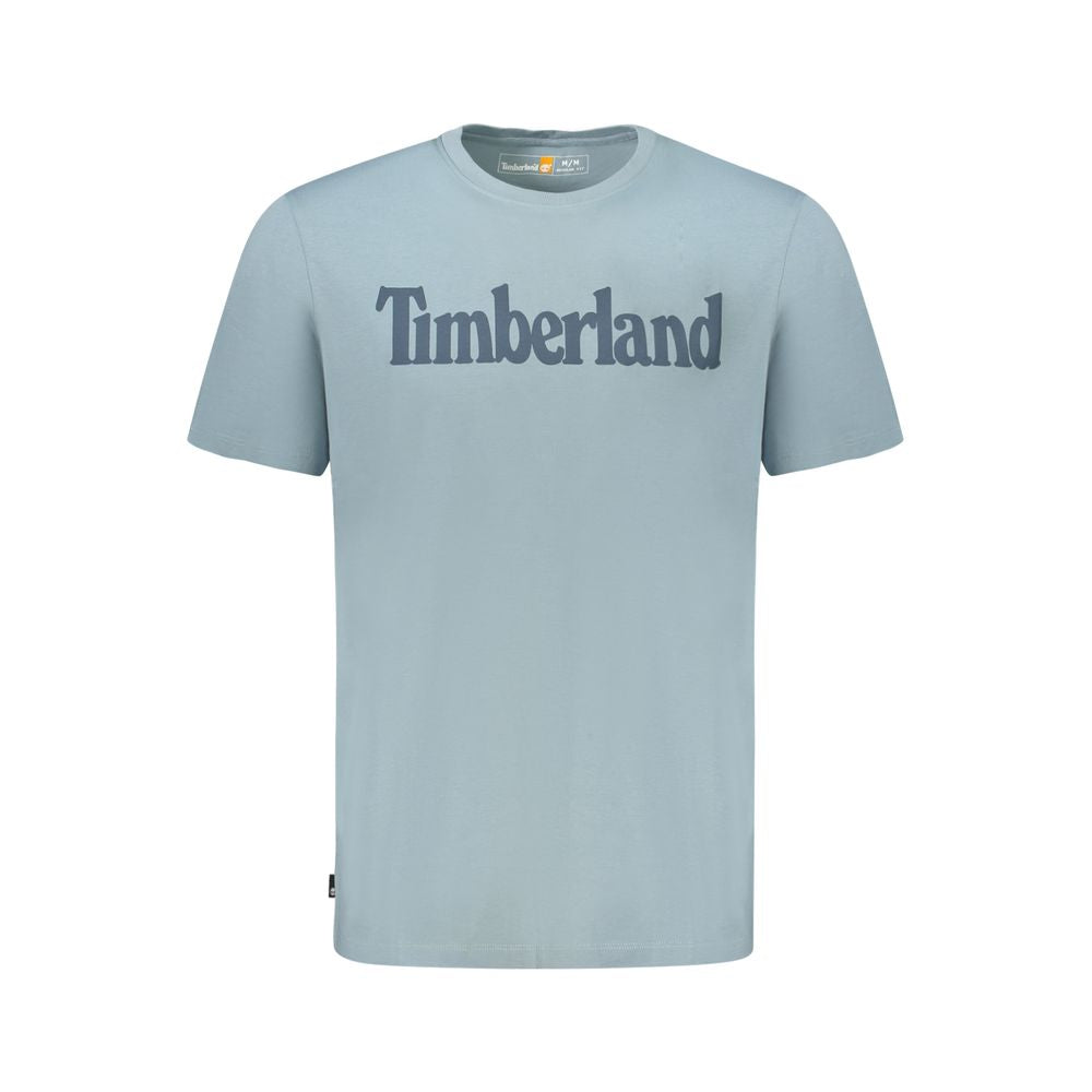 Camiseta Timberland Light Blue Algodão Orgânico Masculina