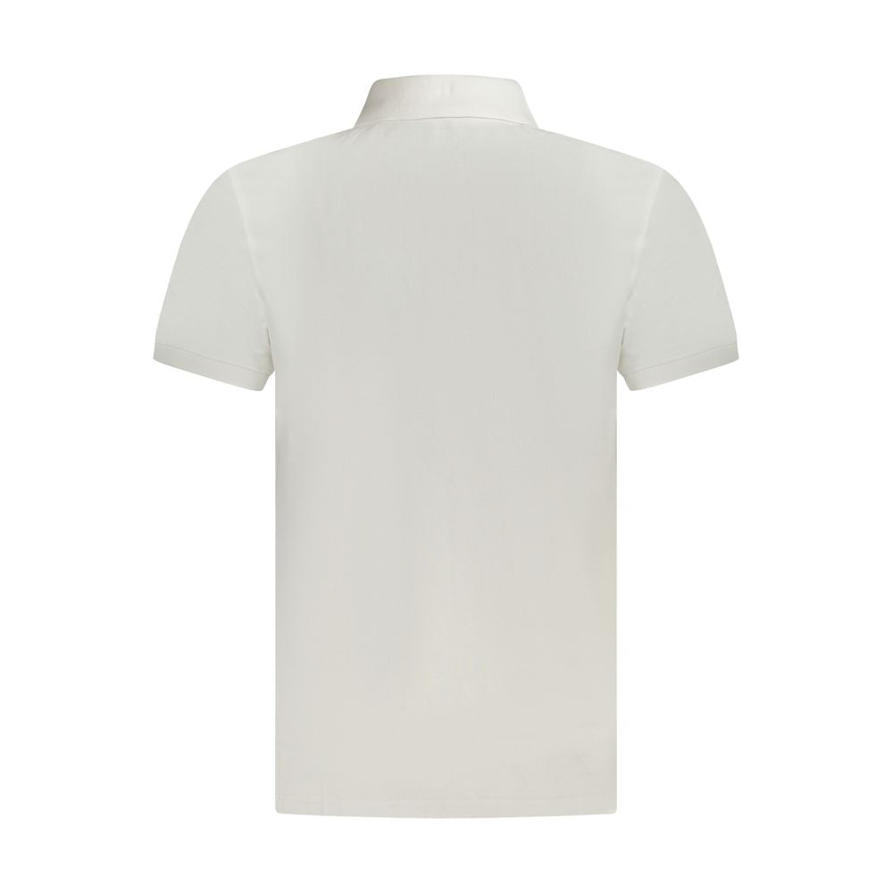 Camisa polo masculina Timberland de algodão branco