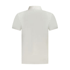 Camisa polo masculina Timberland de algodão branco