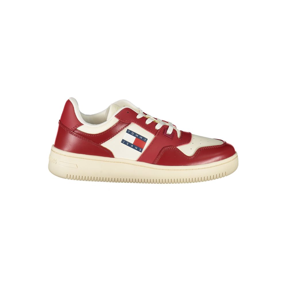 Tênis Tommy Hilfiger Vermelho Couro Feminino