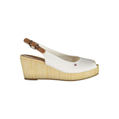 Sandália Tommy Hilfiger de Algodão Branco