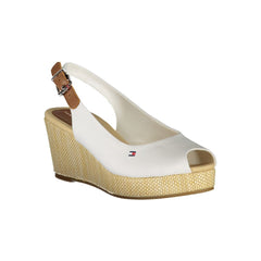 Sandália Tommy Hilfiger de Algodão Branco