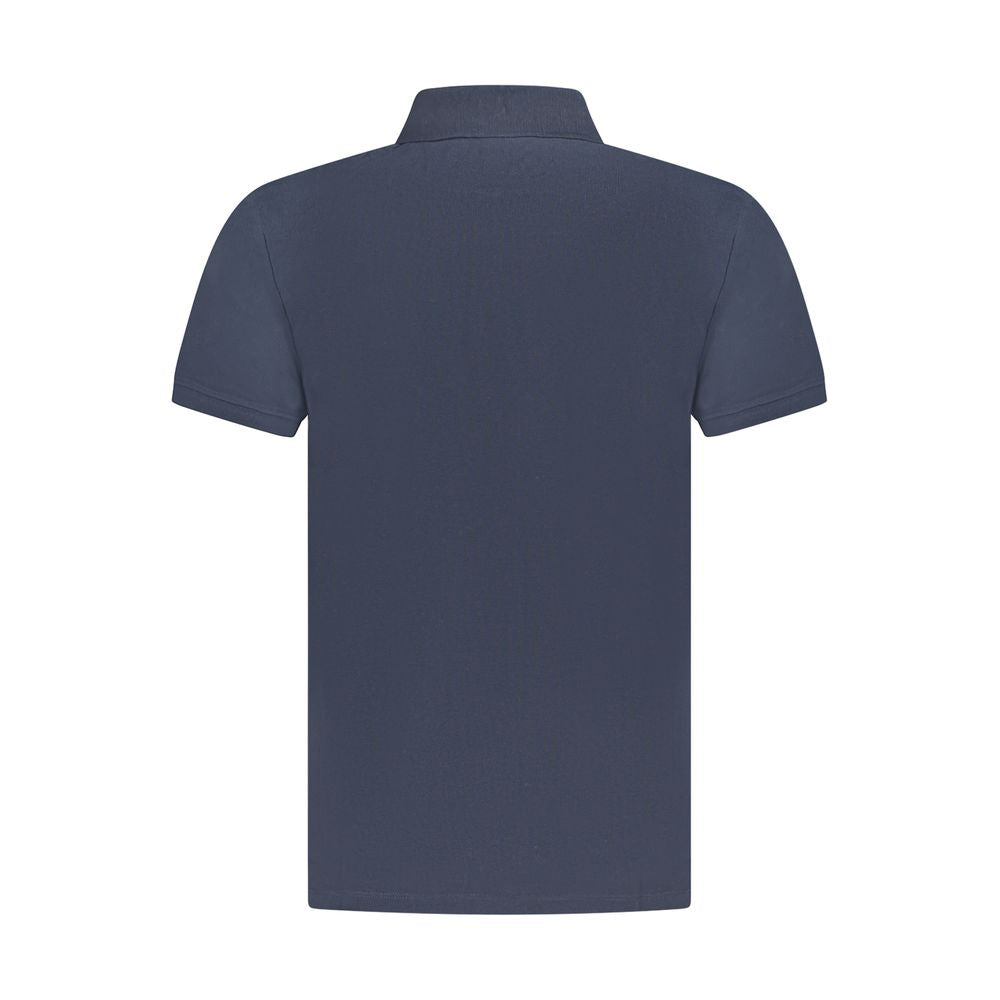 Camisa polo masculina de algodão azul Timberland