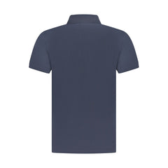 Camisa polo masculina de algodão azul Timberland