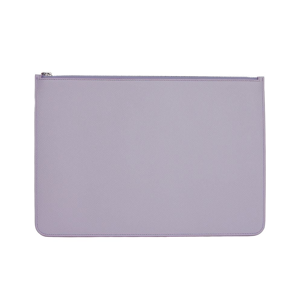 Bolsa clutch de couro de bezerro roxo Maison Margiela