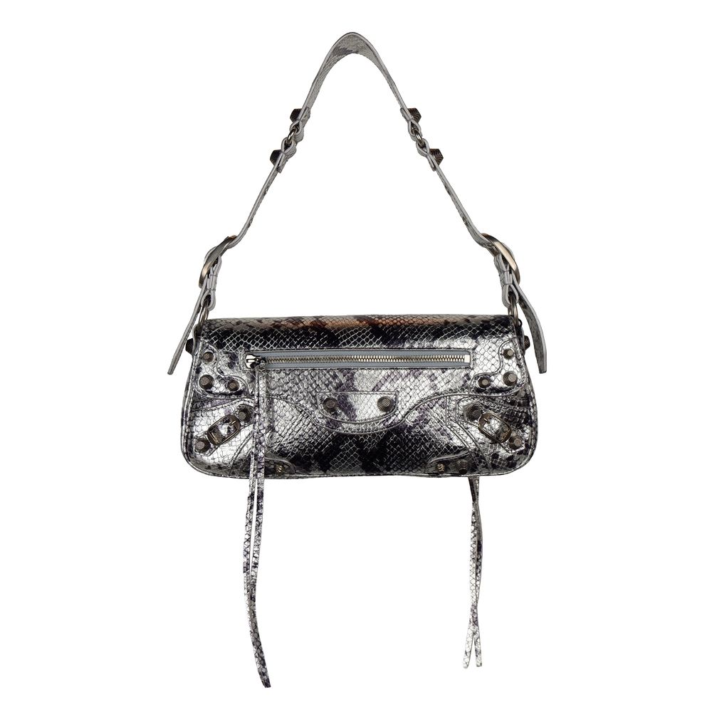 Bolsa Balenciaga de couro de bezerro cinza