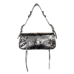 Bolsa Balenciaga de couro de bezerro cinza