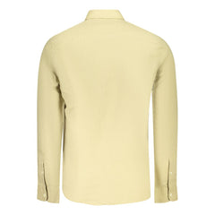 Camisa masculina de algodão bege Timberland