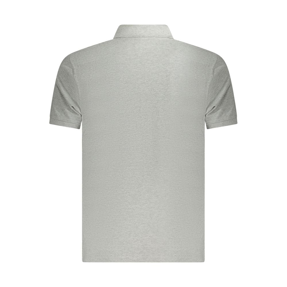 Camisa polo de algodão cinza Timberland