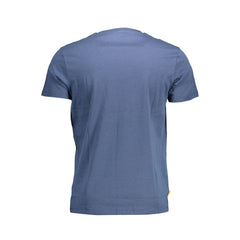 Camiseta masculina Timberland azul de algodão orgânico