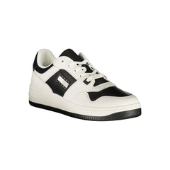 Tênis Tommy Hilfiger de couro branco masculino