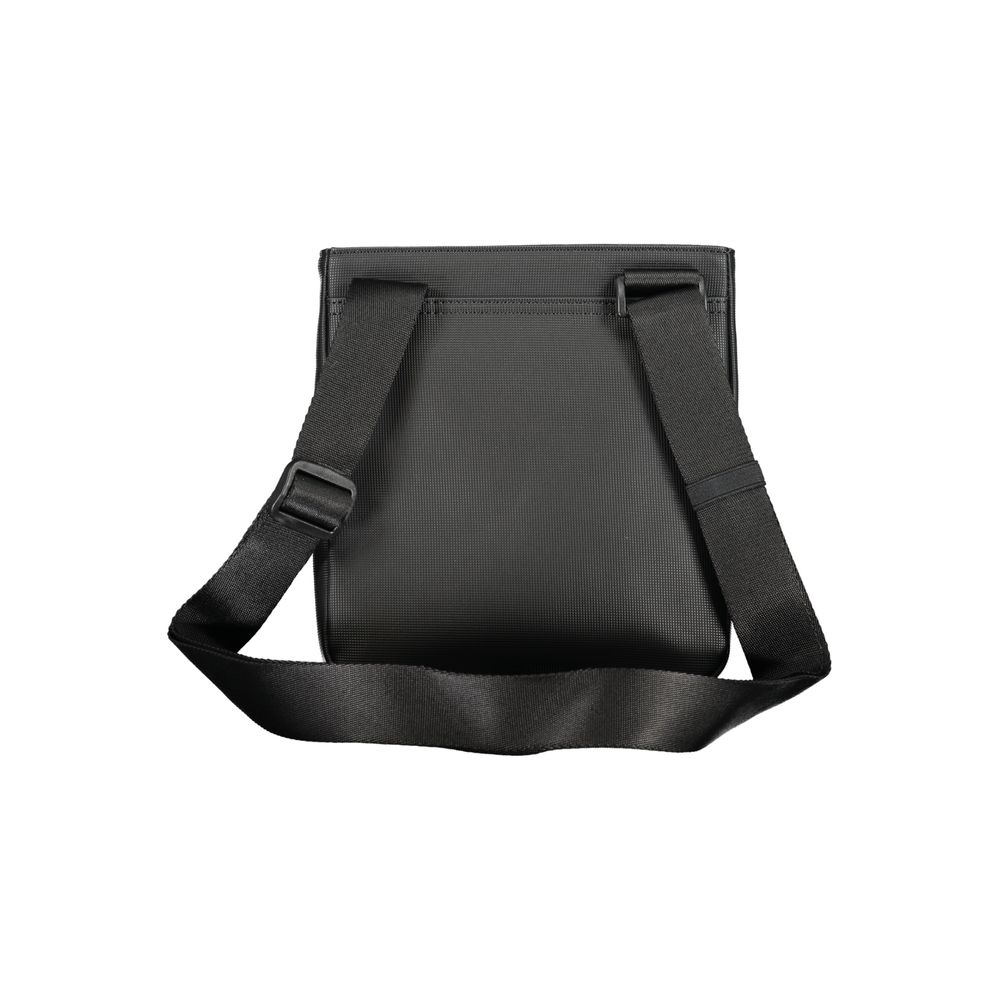 Bolsa de ombro Tommy Hilfiger preta de polietileno
