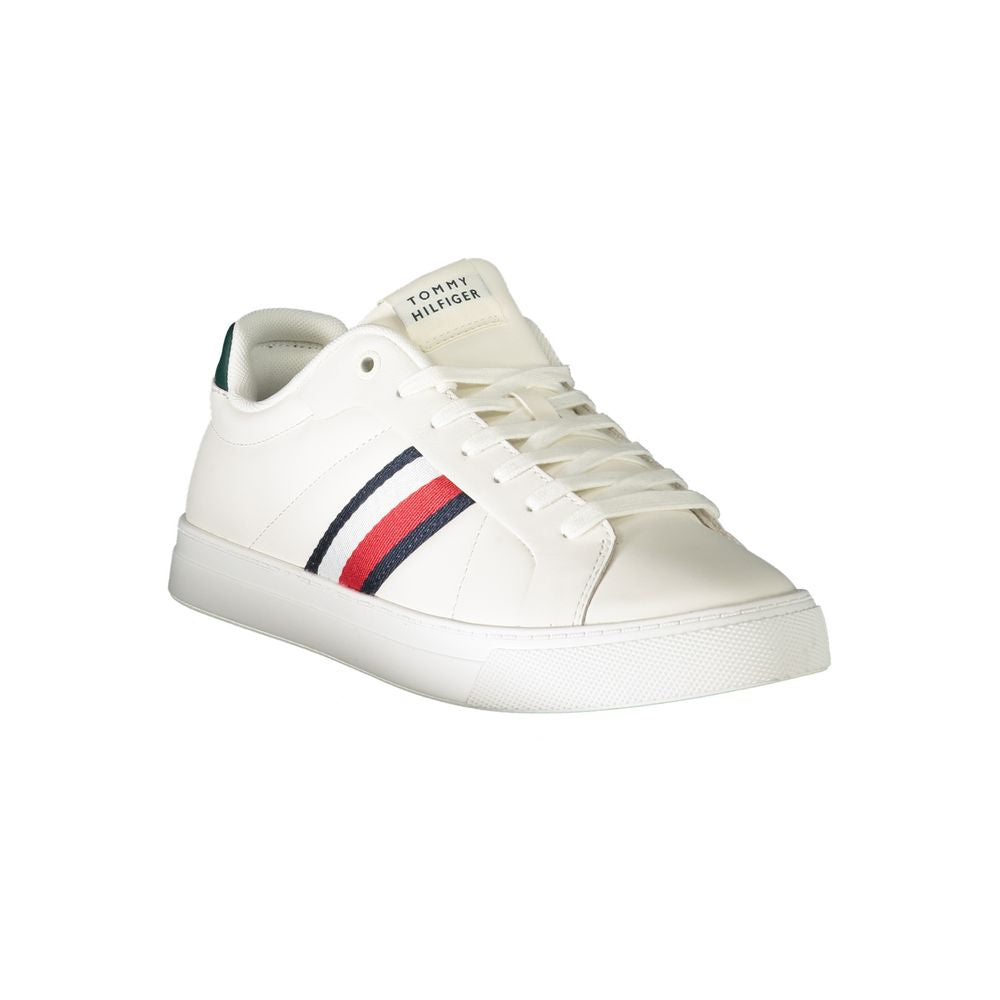 Tênis Tommy Hilfiger Masculino em Couro Branco