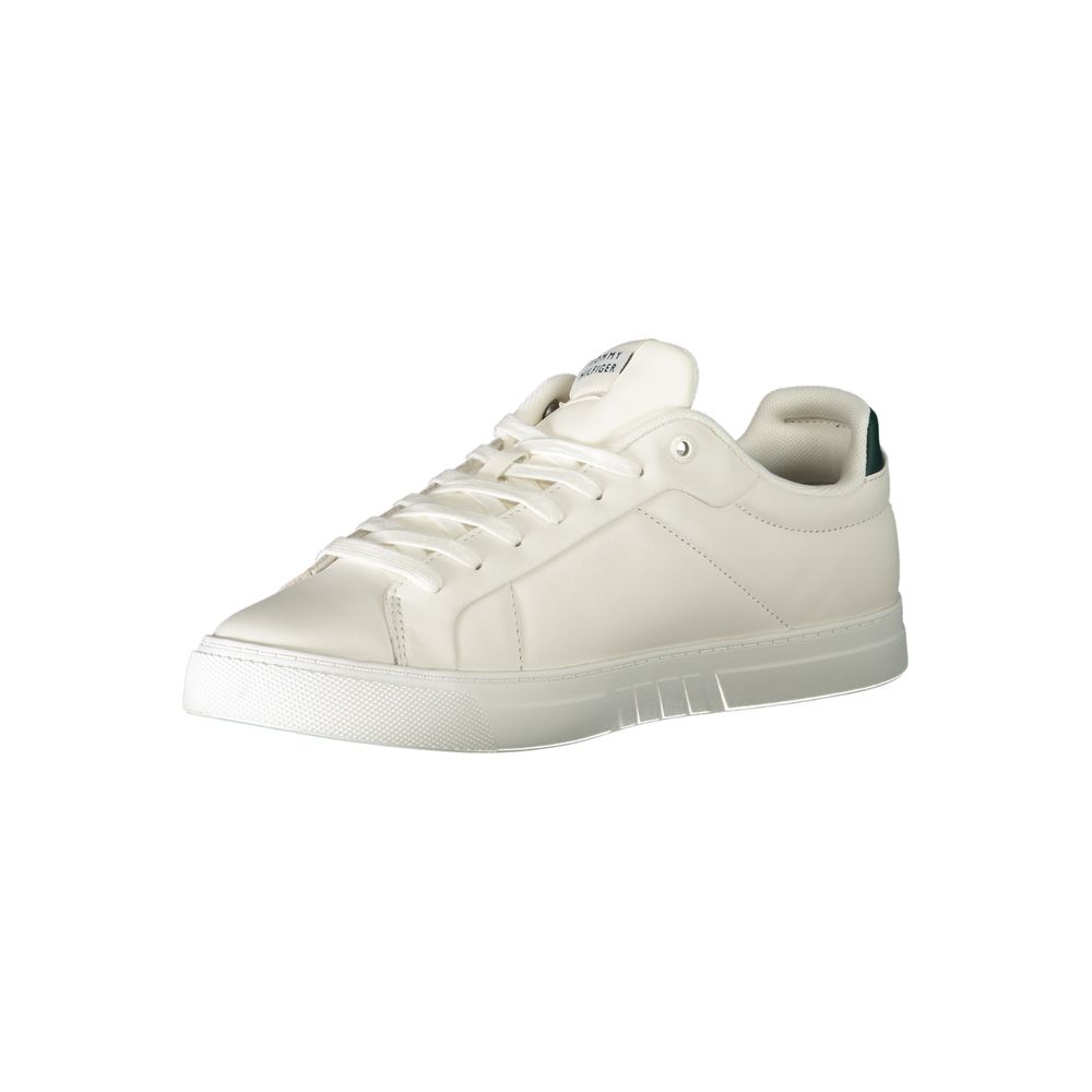 Tênis Tommy Hilfiger Masculino em Couro Branco