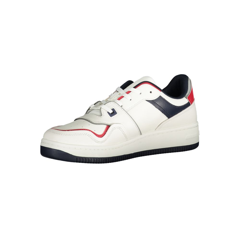 Tênis Tommy Hilfiger Masculino em Couro Branco