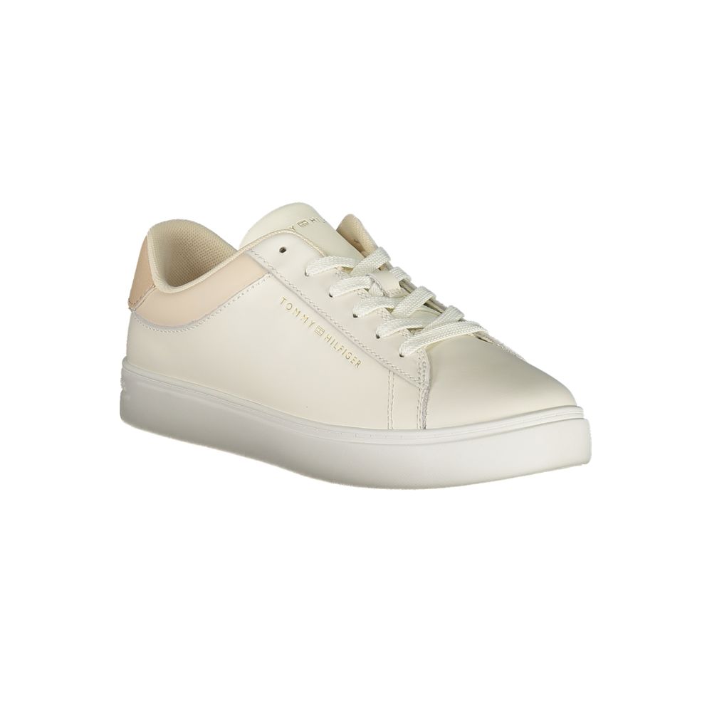 Tênis Tommy Hilfiger Bege Couro Feminino