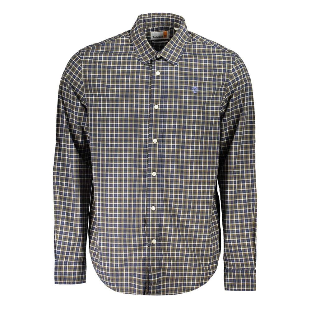 Camisa de algodão azul Timberland