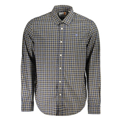 Camisa de algodão azul Timberland