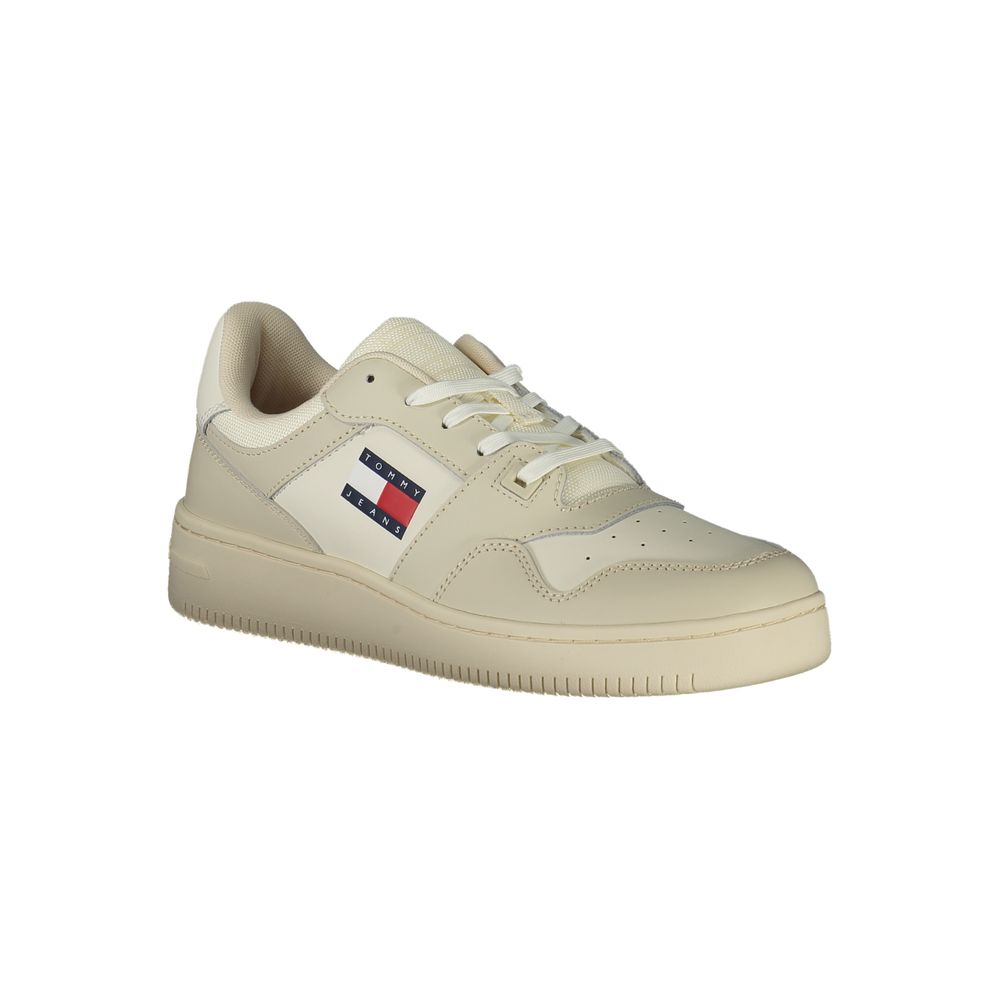 Tênis Tommy Hilfiger Bege Couro Masculino