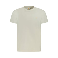 Camiseta masculina Timberland bege de algodão