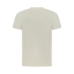 Camiseta masculina Timberland bege de algodão