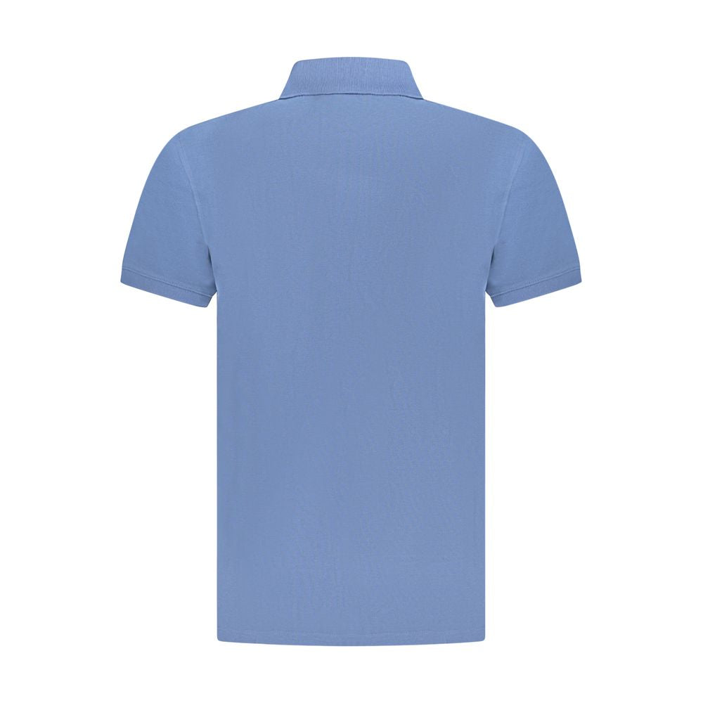 Camisa polo masculina de algodão azul Timberland