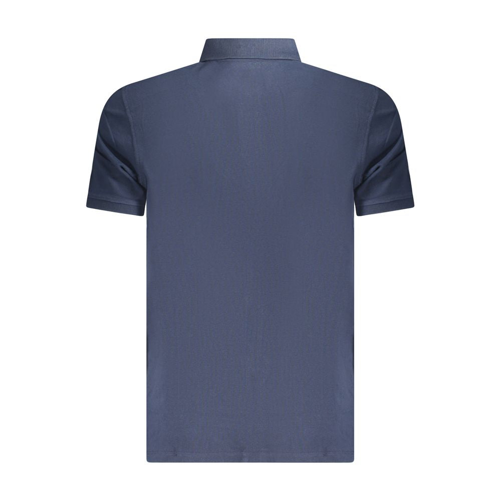Camisa polo masculina de algodão azul Timberland