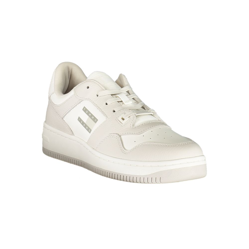 Tênis Tommy Hilfiger Masculino em Couro Branco