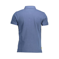 Camisa polo masculina de algodão azul Timberland