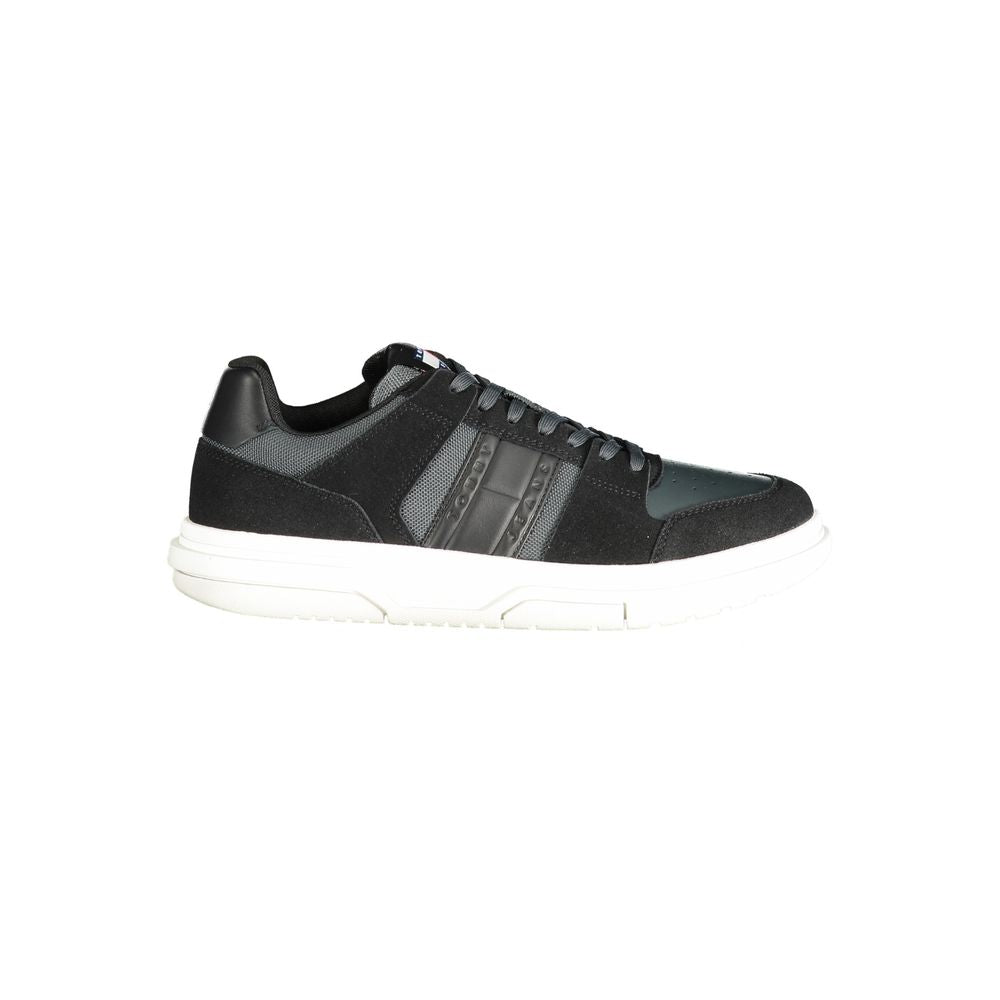 Tênis Tommy Hilfiger Masculino em Couro Preto
