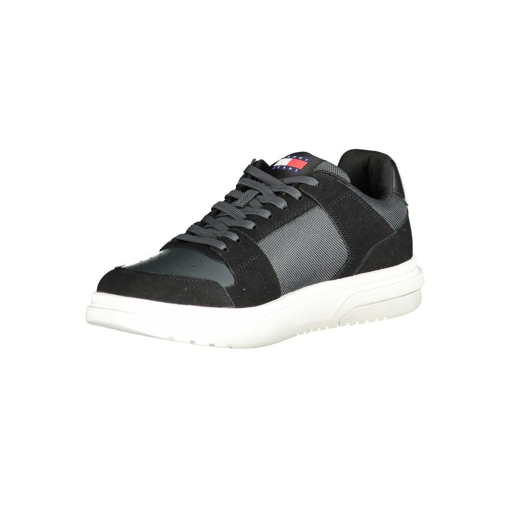 Tênis Tommy Hilfiger Masculino em Couro Preto