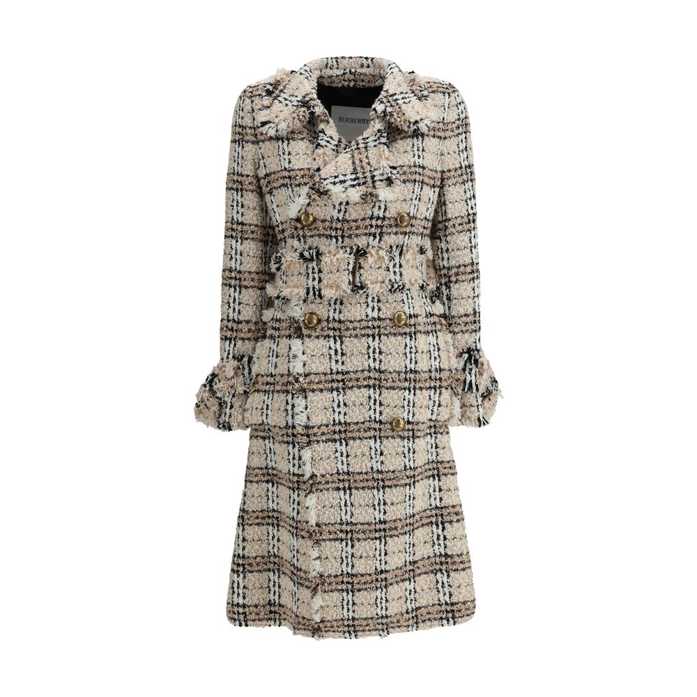 Casaco Burberry Check Bouclé