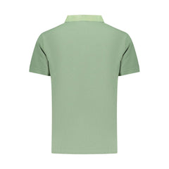 Camisa polo masculina de algodão verde Noruega 1963