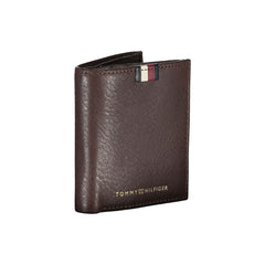 Carteira de couro marrom Tommy Hilfiger