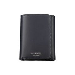 Carteira Tommy Hilfiger Elegante de Couro Azul para Homem