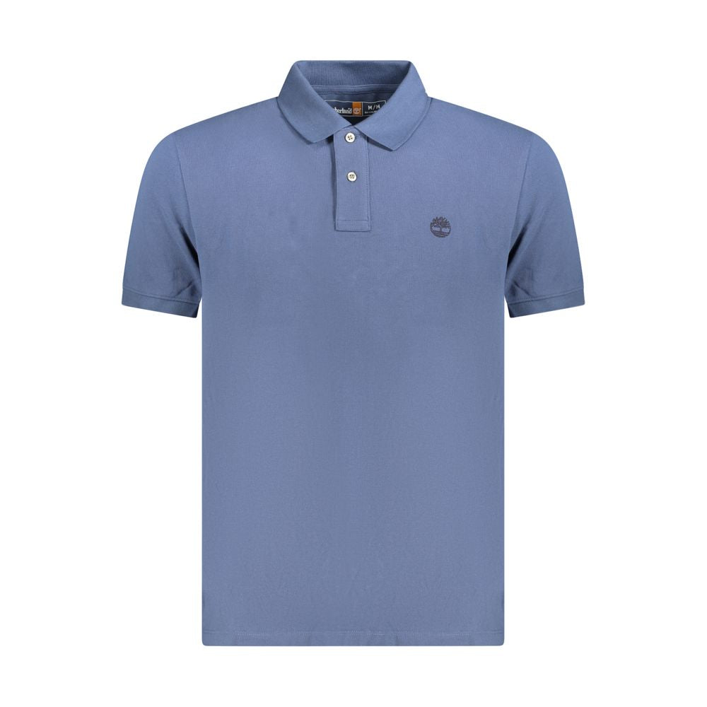 Camisa polo de algodão azul Timberland