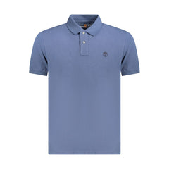 Camisa polo de algodão azul Timberland