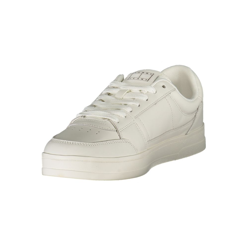 Tênis Tommy Hilfiger Masculino em Couro Branco