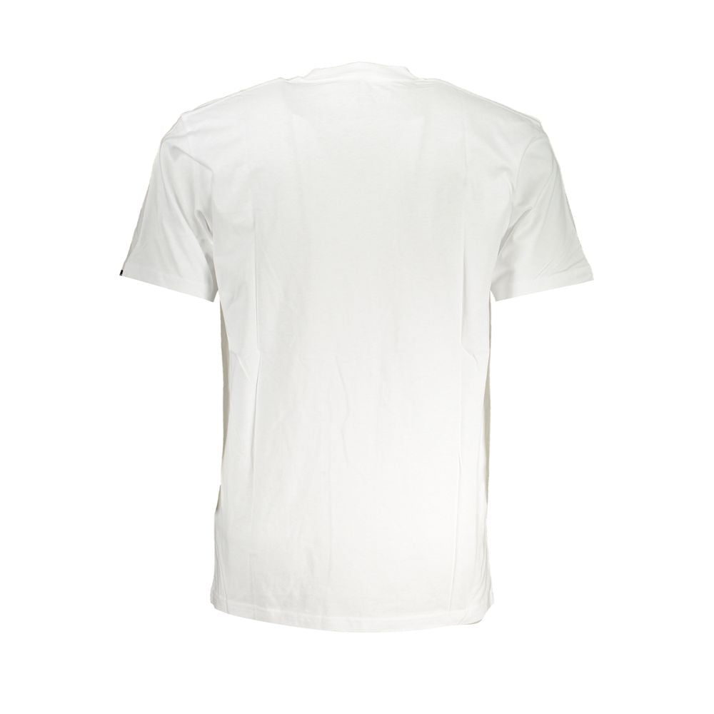 Camiseta masculina branca de algodão da Vans