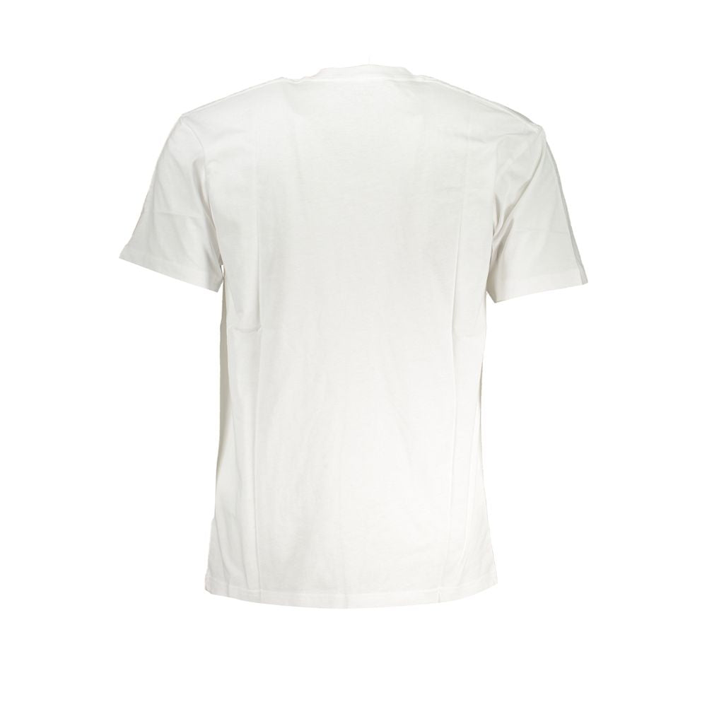 Camiseta masculina branca de algodão da Vans